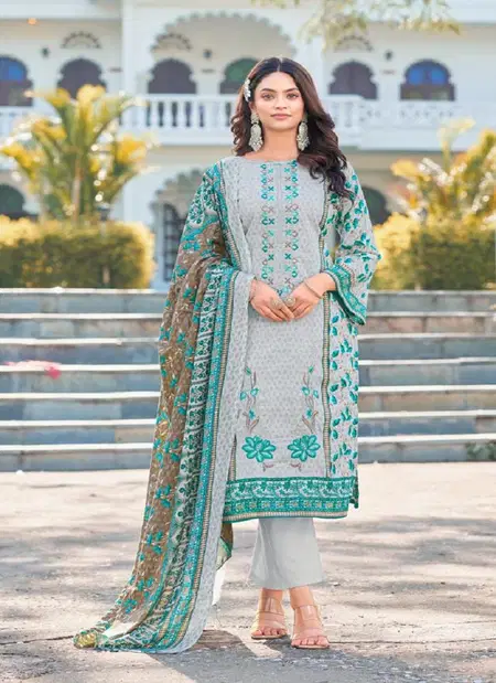 Noor Vol 2 By Alzohaib Cotton Dupatta Pakistani Salwar Suit Wholesale Online